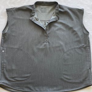 Figs Technical Collection/Rafaela Oversized Scrub Top/ Graphite color/ XL